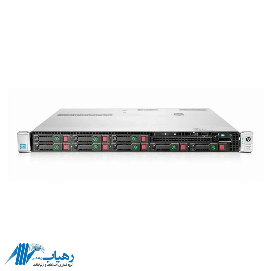 نمای جلوی سرور HP DL360P G8 با 8 عدد درایو SFF