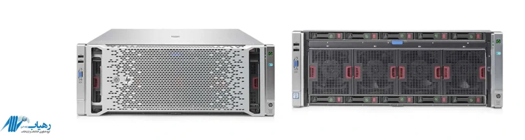 تصویر کامل از سرور رک‌مونت DL580 Gen8 مناسب برای پردازش سنگین