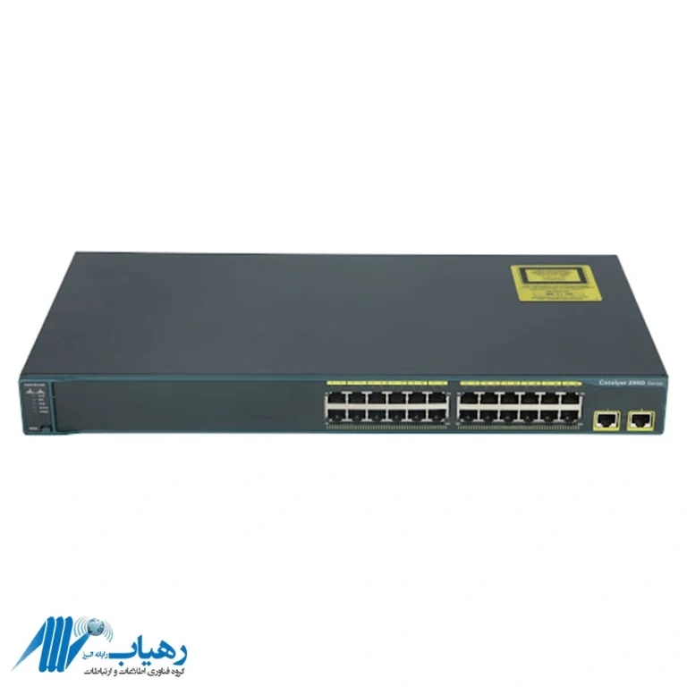 تصویر سوئیچ سیسکو مدل WS-C2960-24TT-L با 24 پورت