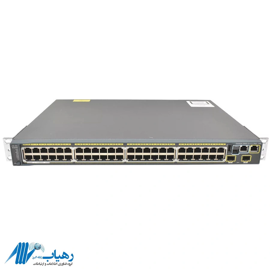 خرید سوئیچ سیسکو مدل WS-C2960S-48LPD-L