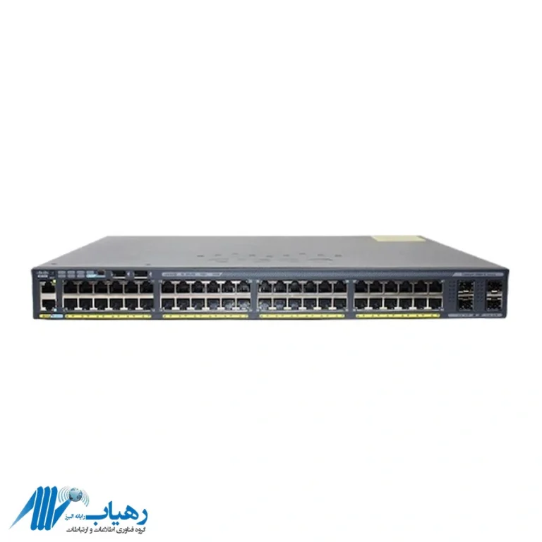 تصویر سوئیچ سیسکو مدل WS-C2960X-48FPS-L