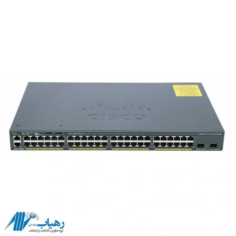 سوئیچ سیسکو مدل WS-C2960X-48TD-L با 48 پورت گیگابیتی