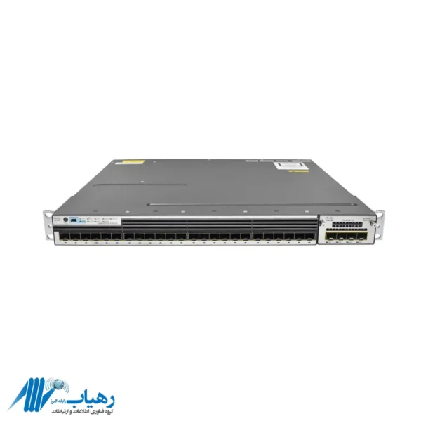 تصویر سوئیچ سیسکو مدل WS-C3750X-24S-S با ۲۴ پورت SFP