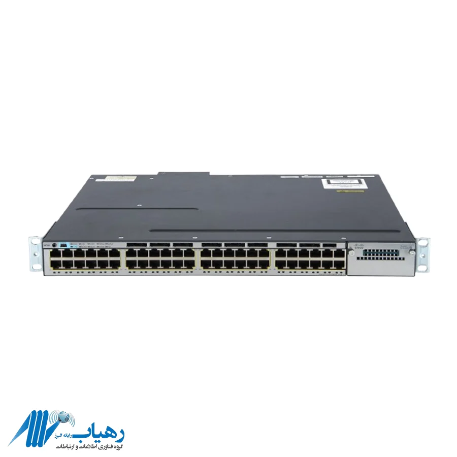 خرید سوئیچ سیسکو مدل WS-C3750X-48PF-S با 48 پورت گیگابیتی با قیمت مناسب