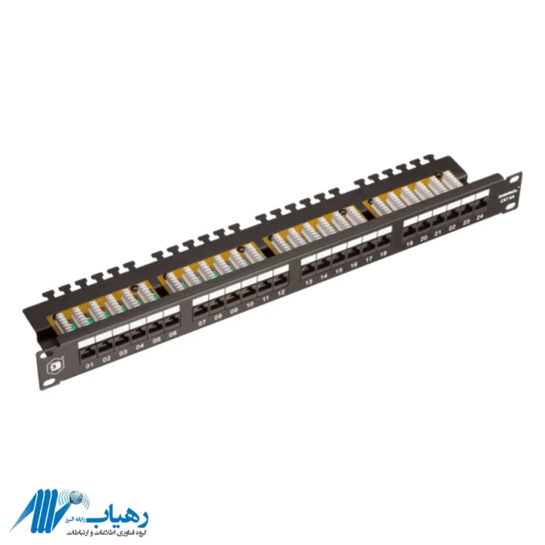 پچ پنل 24 پورت CAT6A UTP برند متا الکترونیک
