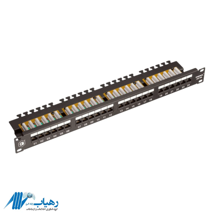 پچ پنل 24 پورت CAT6A UTP برند متا الکترونیک