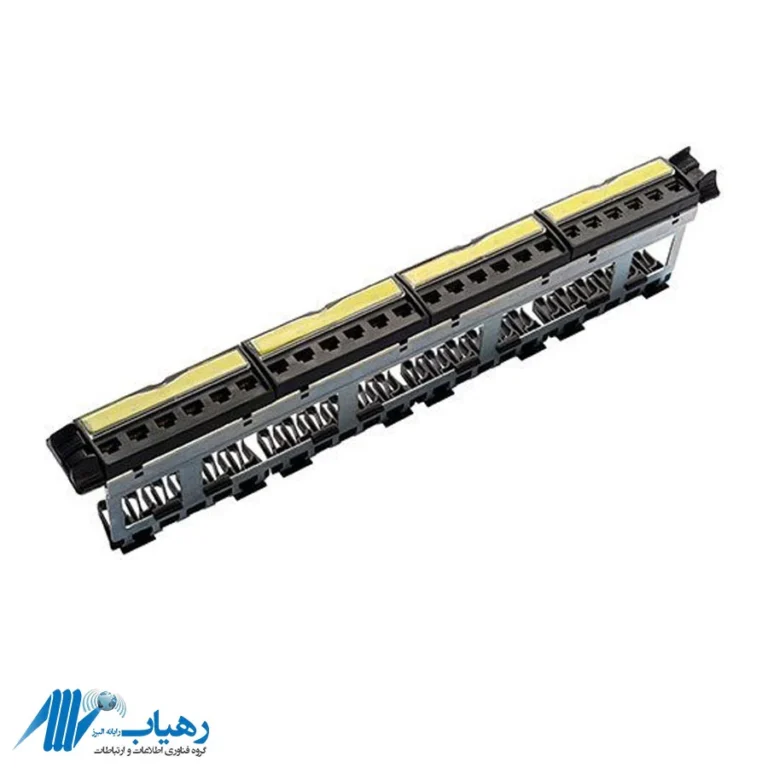 تصویر پچ پنل Cat6A SFTP لگراند با 24 پورت با محافظ نویز