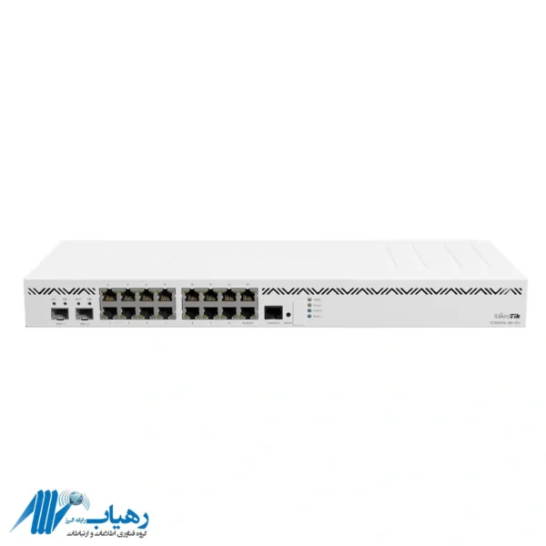 روتر میکروتیک مدل CCR2004-16G-2S+ با ۱۶ پورت گیگابیت