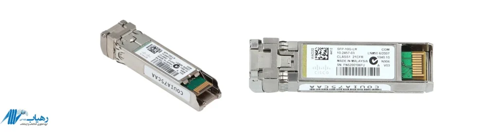 تصویر ماژول فیبر نوری سیسکو مدل SFP-10G-LR با قابلیت ارتباط فیبر نوری با سرعت بالا