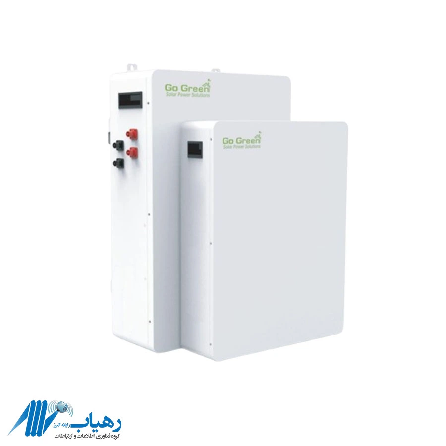 باتری لیتیوم 48 ولت 100 آمپر Go Green نمای جلو