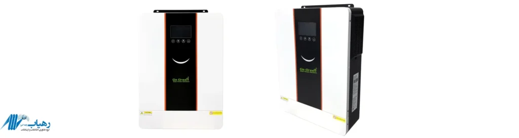 نمای جلو اینورتر خورشیدی 10.2kW برند GoGreen